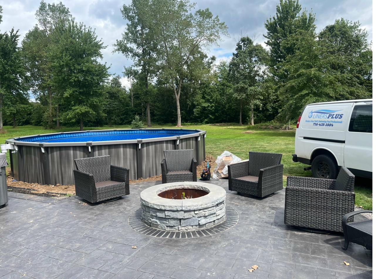 Backyard pool oasis WNY