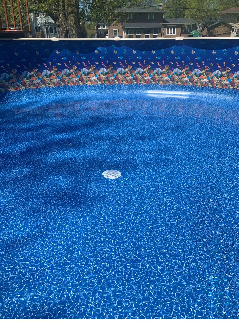Above-ground liner install WNY