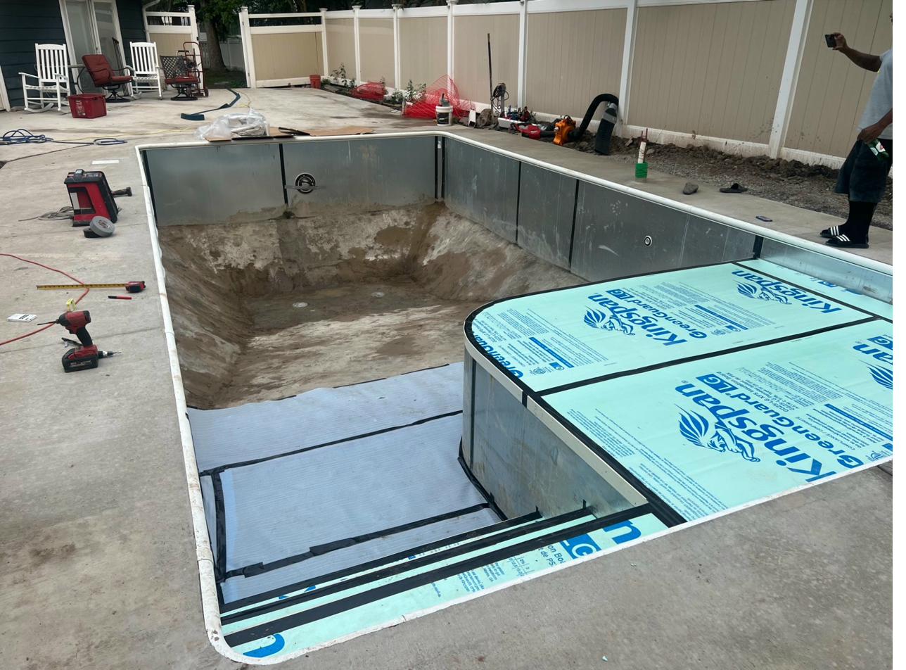In-ground pool build WNY