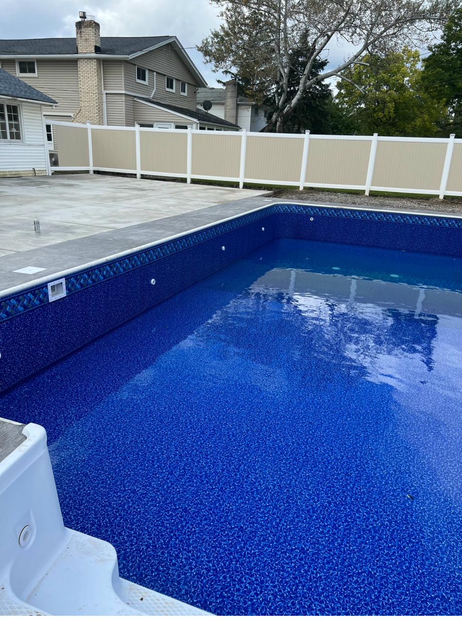 In-ground pool install Western NY