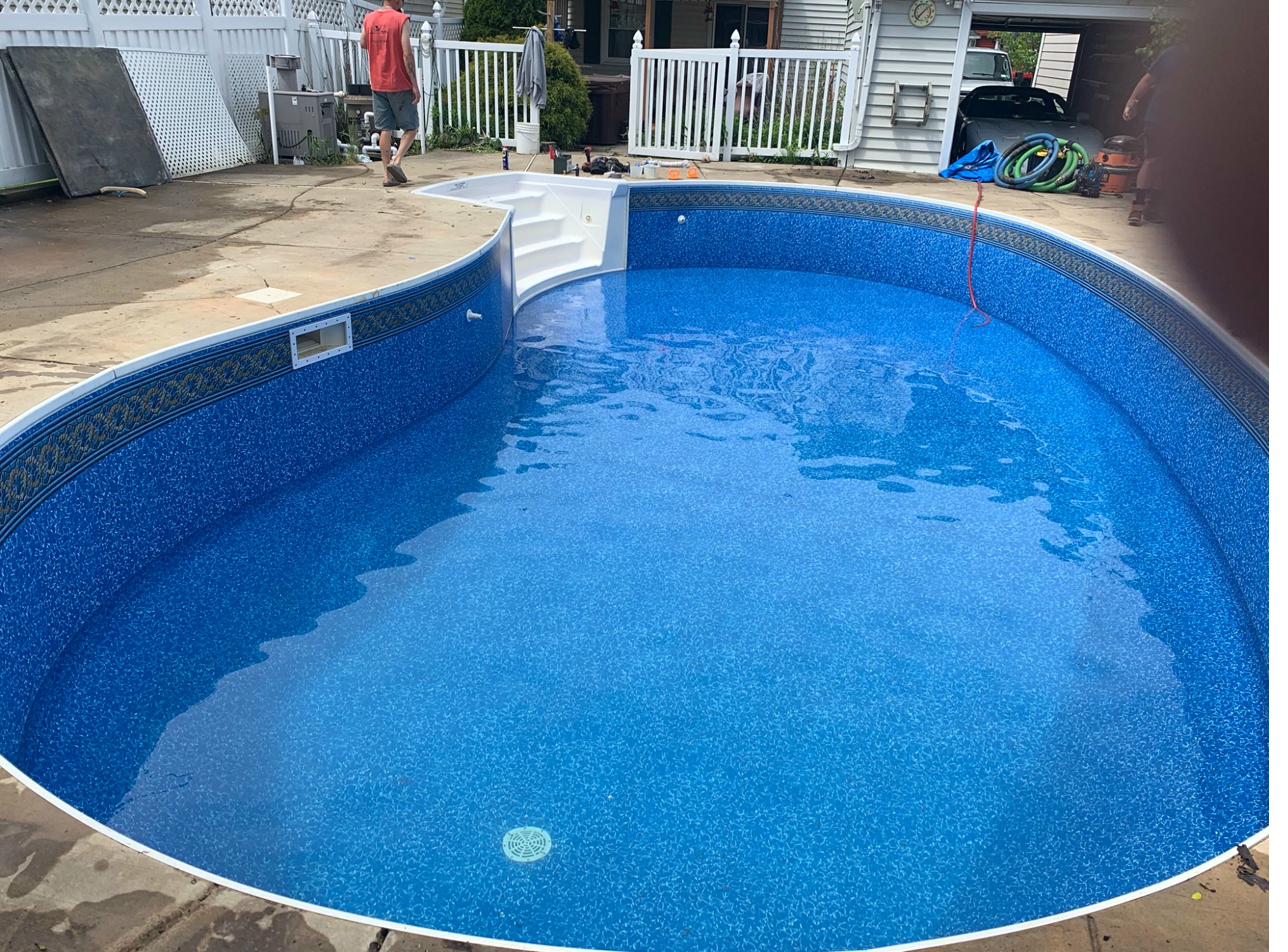 In-ground pool repair